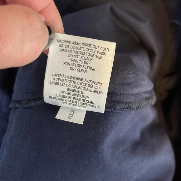 REITMANS Linen Blend Skort Navy Blue Athleisure Tennis Golf Coastal Summer 14 - Picture 9 of 11